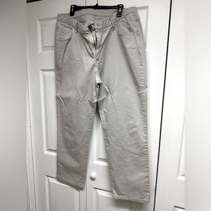 Cream colored jeans